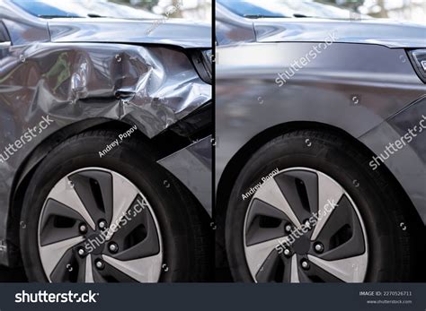 Photo Car Dent Repair Before After Stock Photo 2270526711 | Shutterstock