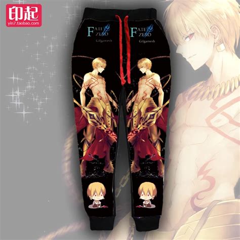 Anime Fate/stay night Cosplay Gilgamesh pants casual trousers Slim ...