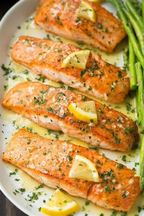 lemon butter baked salmon