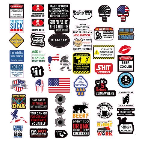 Snapklik.com : 100 Hard Hat Stickers, Tool Box, Hood, Thermos, Helmet ...