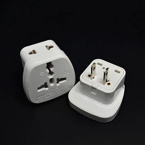 10pcs/lot 1to2 Electrical socket UK/AU/EU to US Plug Adapter USA Wall ...