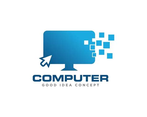 Computer Technology Logo Icon Design Vector 10664754 Vector Art at Vecteezy