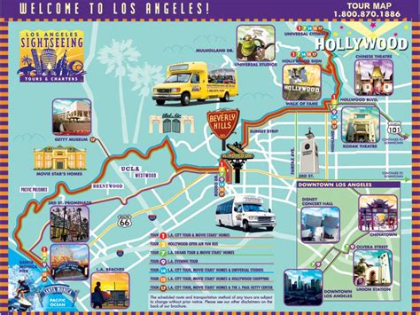 Los Angeles Sightseeing Map Pdf - Best Tourist Places in the World