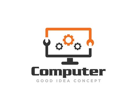 Computer Technology Logo Icon Design Vector 10664974 Vector Art at Vecteezy