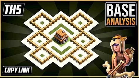 NEW Best TH5 HYBRID/TROPHY Base 2023!! COC Town Hall 5 (TH5) Trophy ...