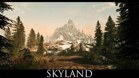 Skyrim SE Mods: Skyland - A Landscape Texture Overhaul - YouTube