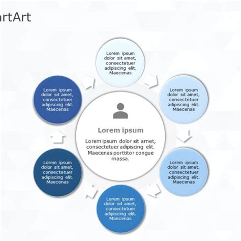 SmartArt Cycle Basic Cycle 9 Steps