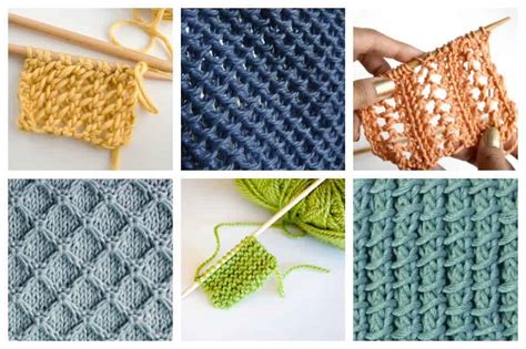 18 Easy Knitting Stitches You Can Use for Any Project - Ideal Me