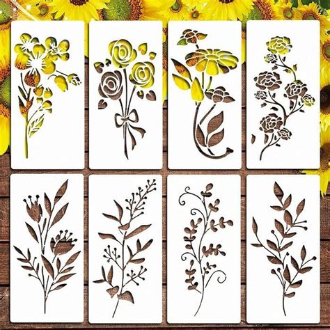 Garden Fence Large Flower Stencils DIY Decoration 2024 New Giant ...