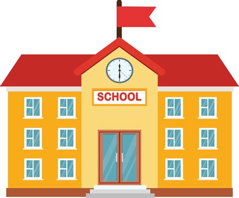 School Building Vector Art, Icons, and Graphics for Free Download