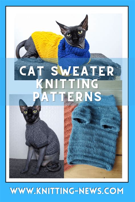 15 Cat Sweater Knitting Patterns - Knitting News