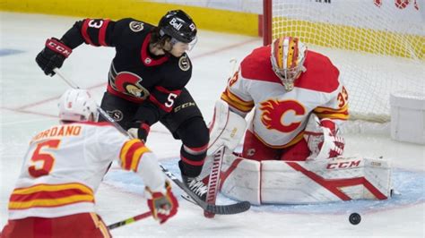 Colin White scores twice to lead Senators to 6-1 win over Flames | CTV News