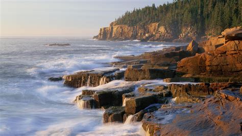 Otter Cliff at Acadia National Park, Maine, USA [1920x1080] : r/EarthPorn