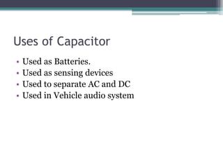 Topic 4 capacitor | PPT