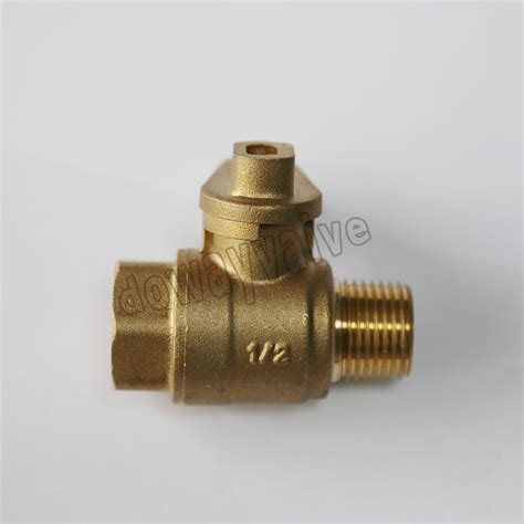 High Quality Brass Lockable Ball Valve with Lock Wing - China Lockable ...