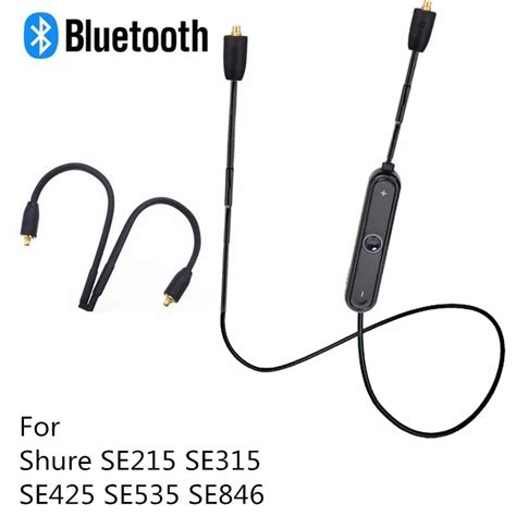 For Shure SE215, SE315, SE425, SE535 Earphones MMCX Bluetooth adapter ...