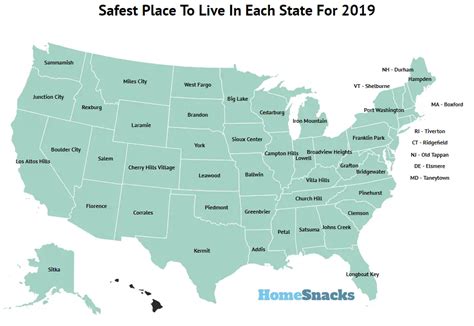 The Safest Place To Live In Each State For 2019