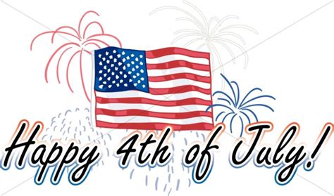 Happy Fourth Of July Clipart | Free download on ClipArtMag