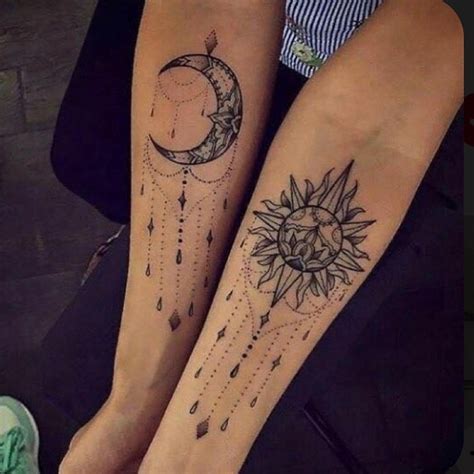 UPDATED: 43 Glorious Sun and Moon Tattoos (August 2020)