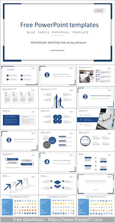 Minimalist thesis defense PowerPoint Templates & Google Slides