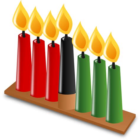 Kwanzaa Candles Clip Art at Clker.com - vector clip art online, royalty ...