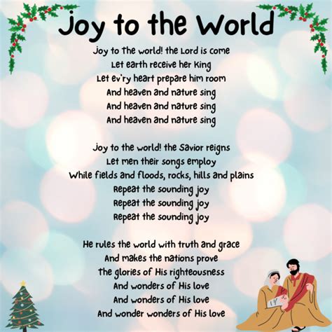 Joy to the World Song (Printable, Origins, and Lyrics)