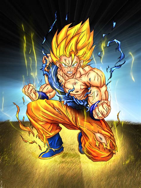 Super Saiyan Goku - Dragon Ball Z Fan Art (35516340) - Fanpop