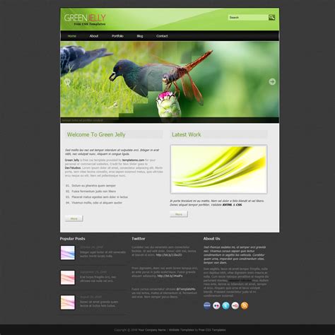 Free CSS Templates: Free CSS Website Templates Download | Nov 2018 WG