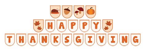 7 Best Images of Thanksgiving Banner Printable - Free Printable ...