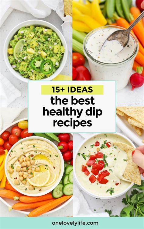 15+ Healthy Dip Recipes To Level Up Your Snack Game