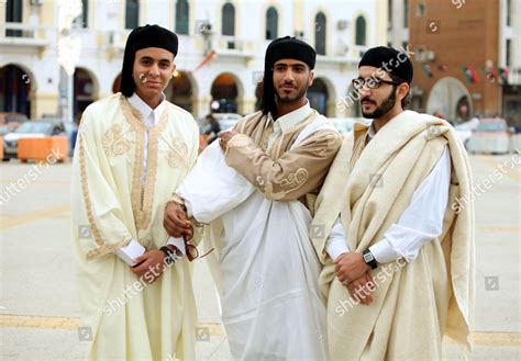 Libyan Men Wearing Traditional National Attire Editorial Stock Photo ...