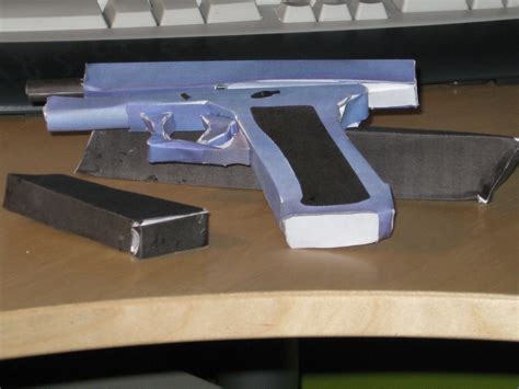 How to Make a Paper Model Gun! : 10 Steps - Instructables