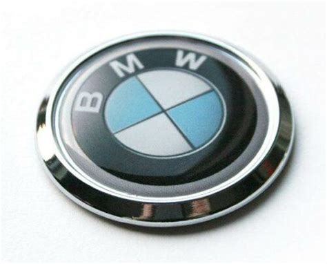 BMW Car Chrome Emblem Decal Hood Bumper Domed Sticker - Chrome Auto Emblems