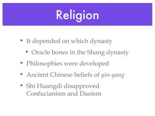 Ancient China Cultures | PPT