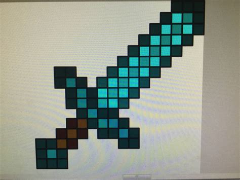 Diamond Sword Pixel Art by KID-Z4P on DeviantArt