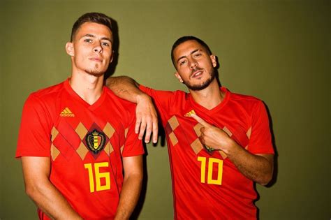 : Eden Hazard during Belgium’s official World Cup...