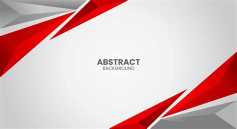 White gray background with red polygonal 15617019 Vector Art at Vecteezy