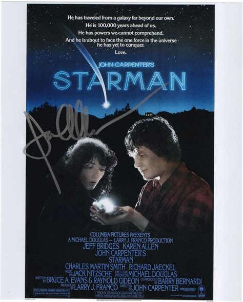 Karen Allen – Signed Photo – Starman - SignedForCharity