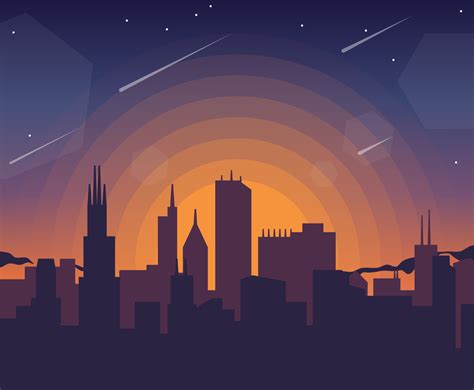 Free Sunset Background Vector Vector Art & Graphics | freevector.com