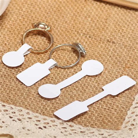 100pcs/bag Blank Jewelry Price Tags jewelry Labels Paper Stickers ...