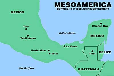 Mesoamerica World Map