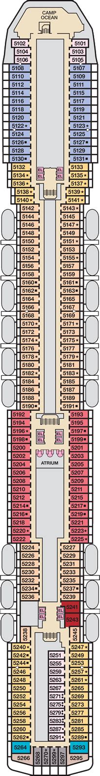 Carnival Miracle Deck Plans: Ship Layout, Staterooms & Map - Cruise Critic