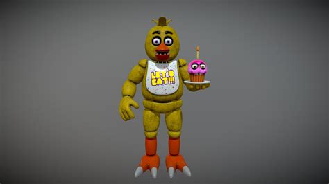 Chica (FNAF1) - 3D model by Adam's Creations (@adamscreations) [dd7ed1f ...