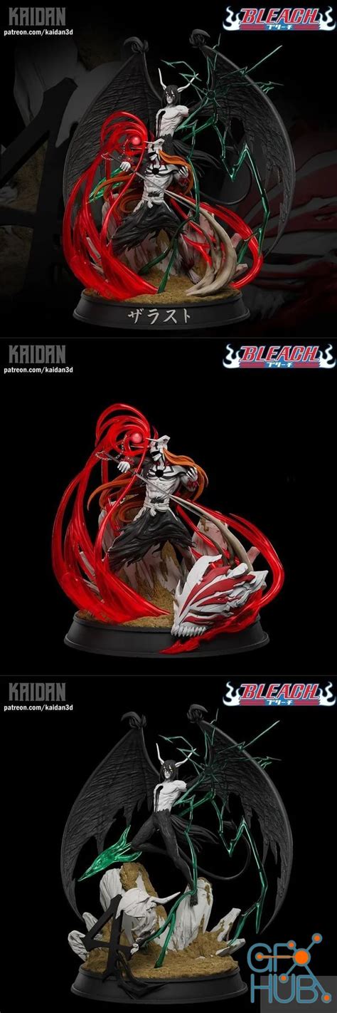 3D Model – Multiple Figure – Ichigo Vasto Lorde vs Ulquiorra ...