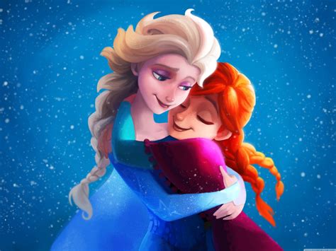 #1249195 HD Frozen Elsa Anna Sisters - Rare Gallery HD Wallpapers