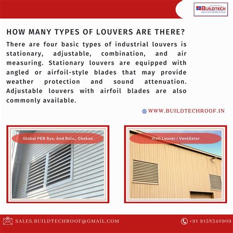 How many types of louvers are there? There ar | Buildtech Group of ...