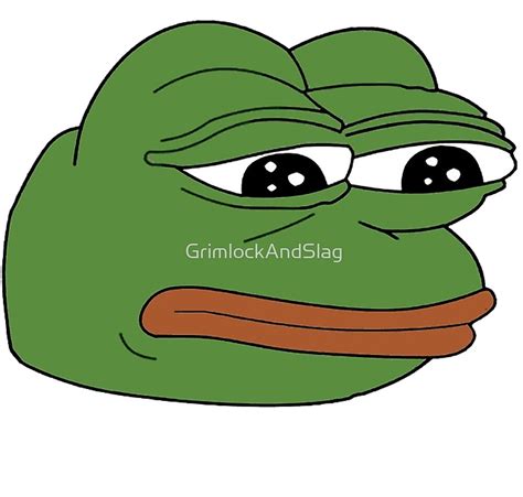 "funny sad frog meme xDDDD" by GrimlockAndSlag | Redbubble