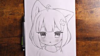 How To Draw Anime Girl Easy Anime Drawing Easy Step By Step Cute Easy ...