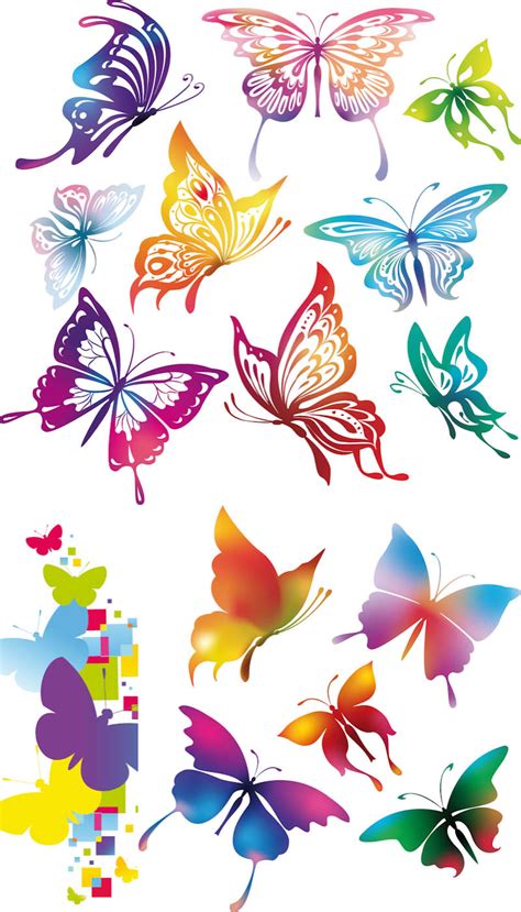 12 Butterflies Vector Art Wallpaper Images - Free Butterfly Vector ...