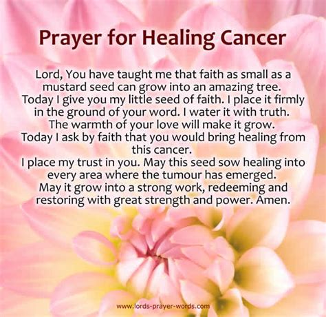 7 Prayers for Healing of Cancer - POWERFUL words!